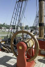 Открытие корабля-музея "Гото Предестинация" в День ВМФ_3