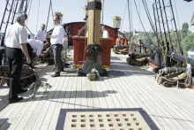 Открытие корабля-музея "Гото Предестинация" в День ВМФ_0