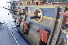 Открытие корабля-музея "Гото Предестинация" в День ВМФ_1
