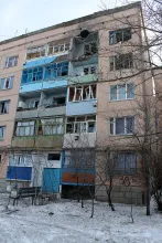 Будни Новороссии: руины  Кировска после обстрела украинскими "Градами"_1