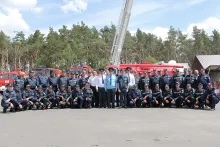 Открытие соревнований по пожарно-прикладному спорту в Нововоронеже_1