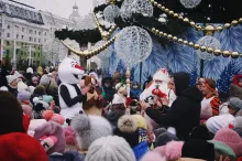 Встреча с Дедом Морозом на площади Ленина_2