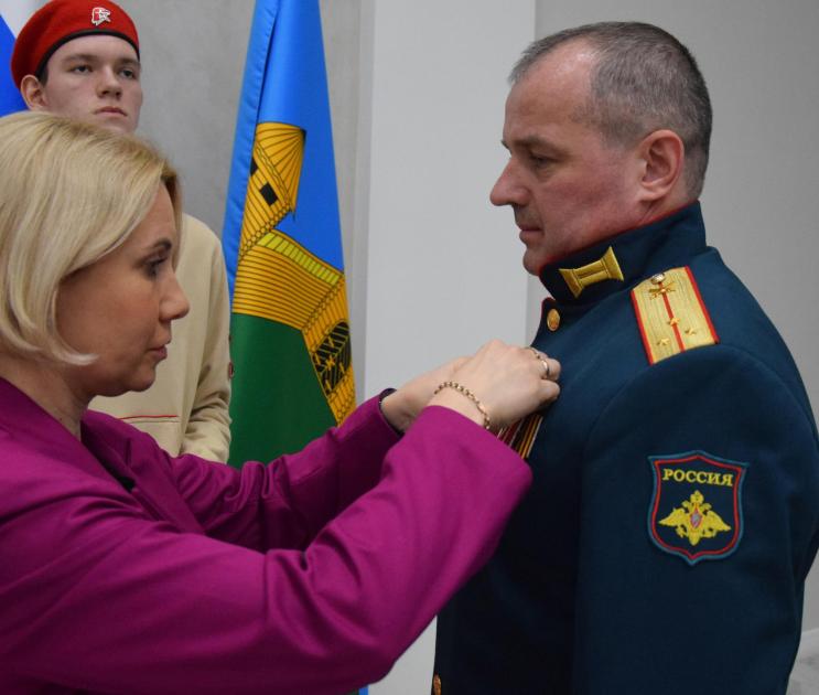 Житель Воронежской области во второй раз получил орден Мужества