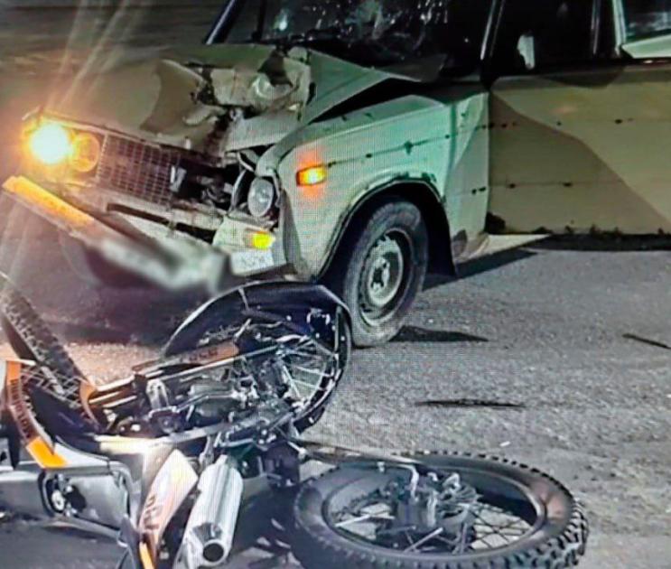 Нетрезвый 16-летний мотоциклист пострадал в ДТП с легковушкой под Воронежем